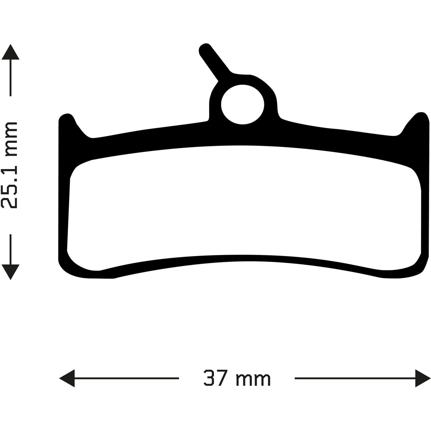 Organic Disc Brake Pads For Shimano Xt Hydraulic Callipers Aztec