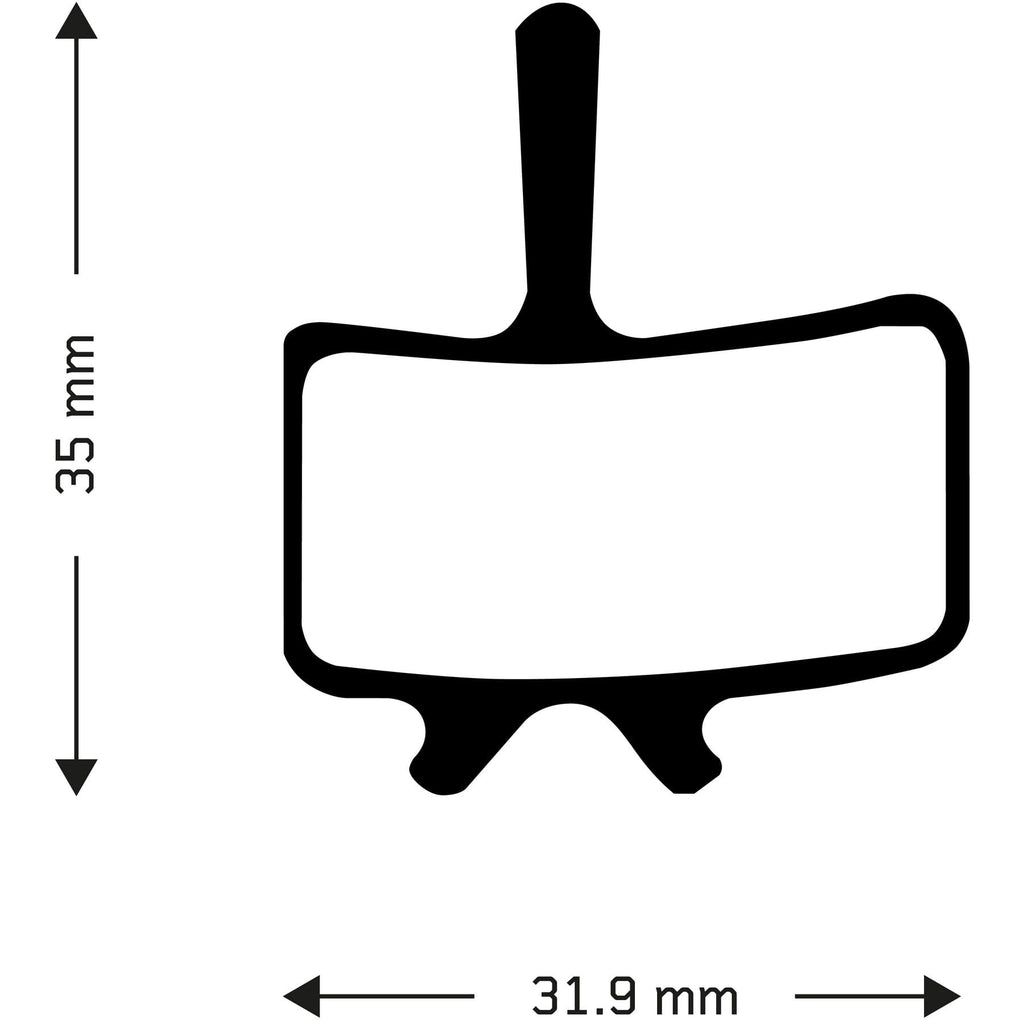 Organic Disc Brake Pads For Avid Mechanical Callipers Aztec