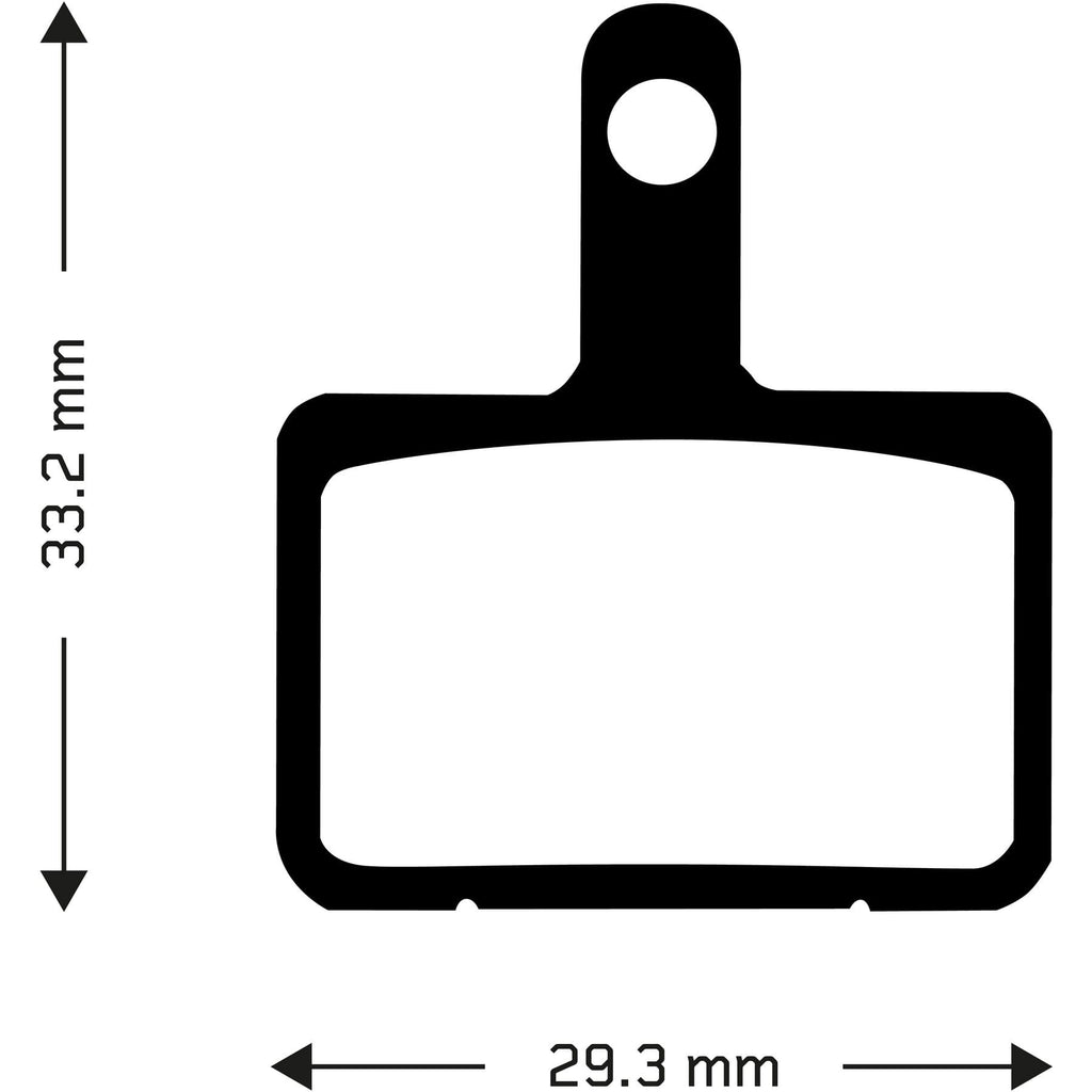 Organic Disc Brake Pads For Shimano Deore M515 Mechanical / M525 Hydraulic Aztec