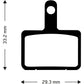 e-Bike Disc Brake Pads for Shimano Deore M515 / M525 / M575