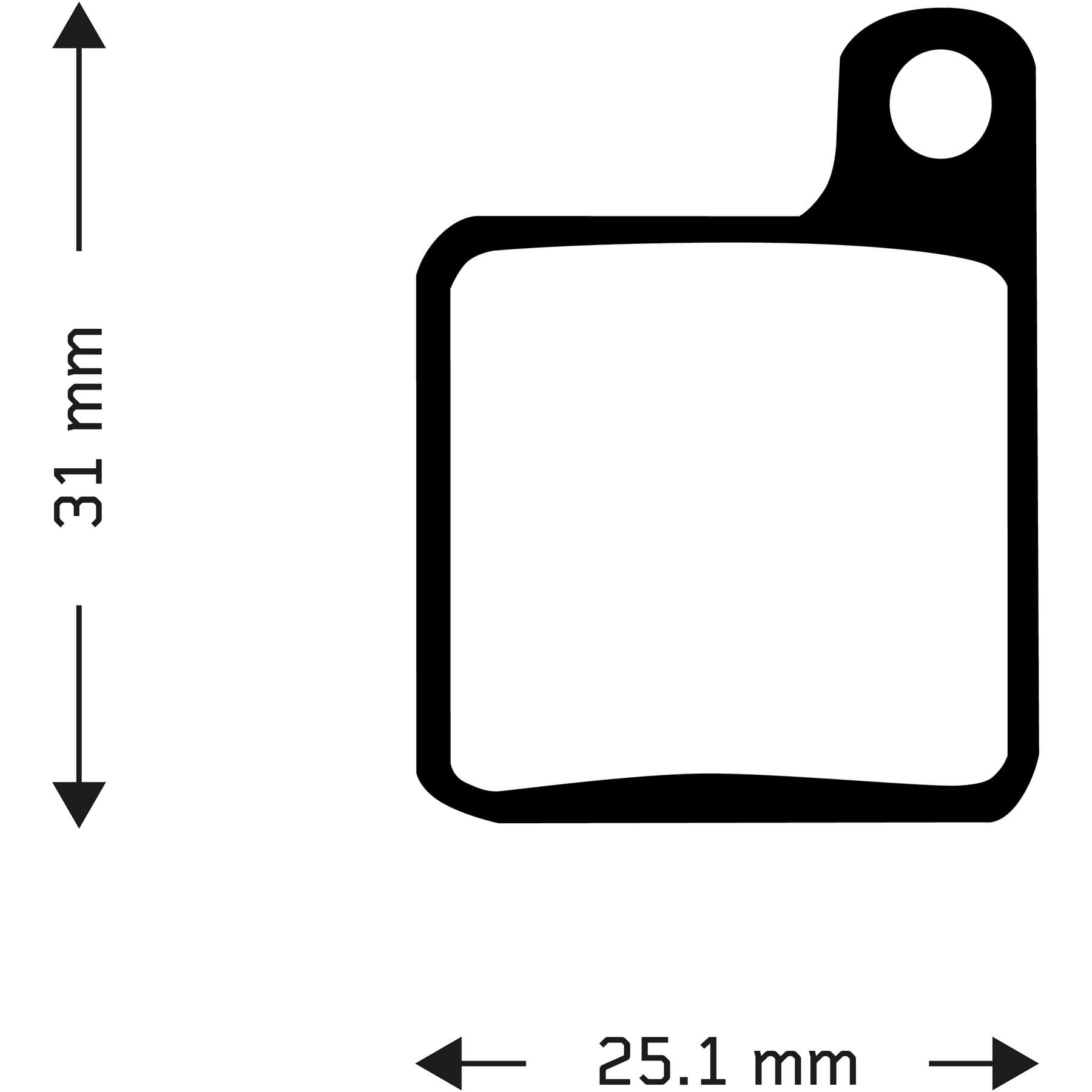 Organic Disc Brake Pads For Giant Mph 2 Callipers Aztec