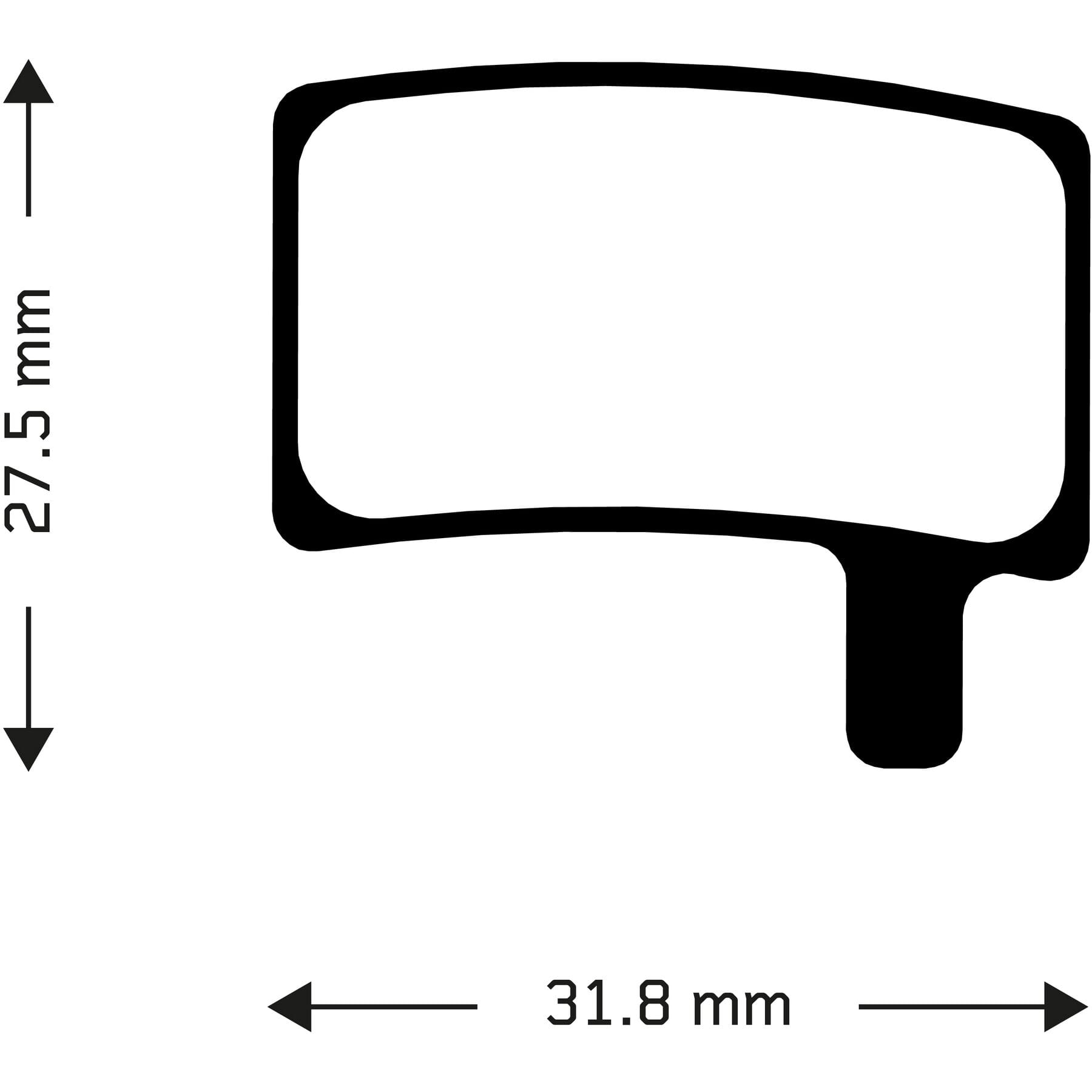 Organic Disc Brake Pads For Hayes Stroker Trail Aztec