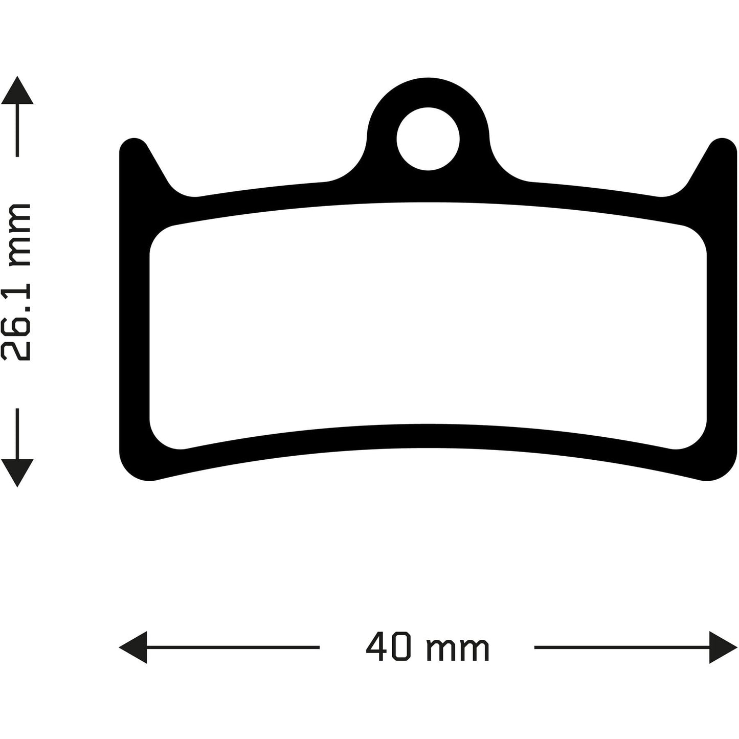 Organic Disc Brake Pads For Hope V4 Callipers Aztec