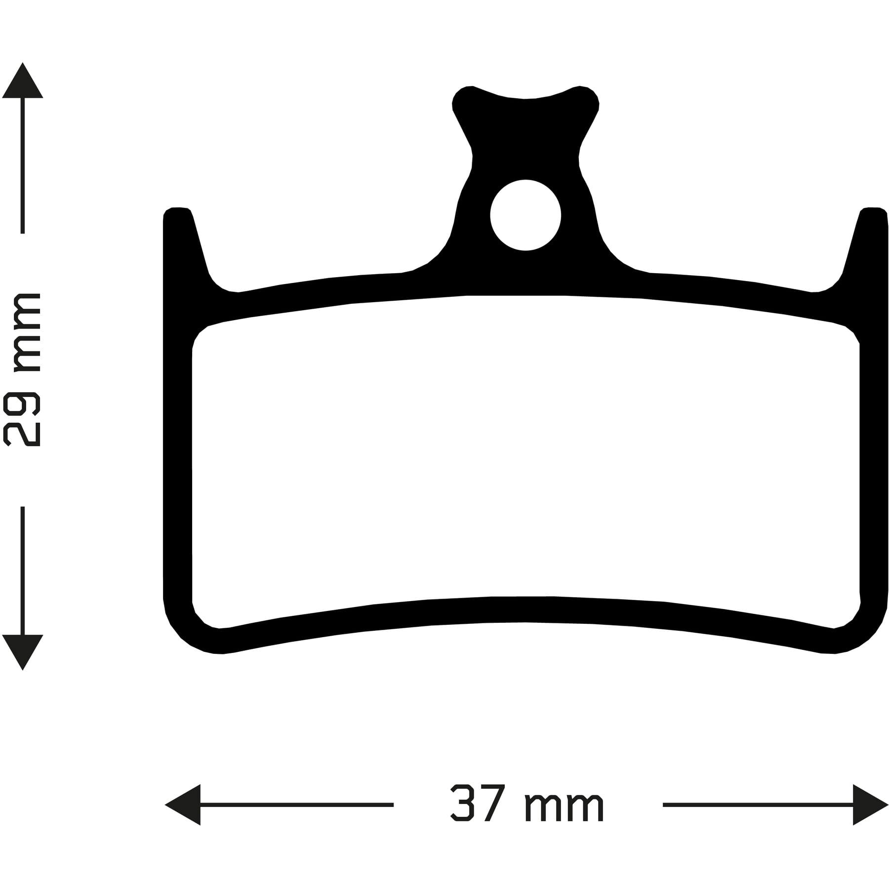 Organic Disc Brake Pads For Hope E4 Callipers Aztec