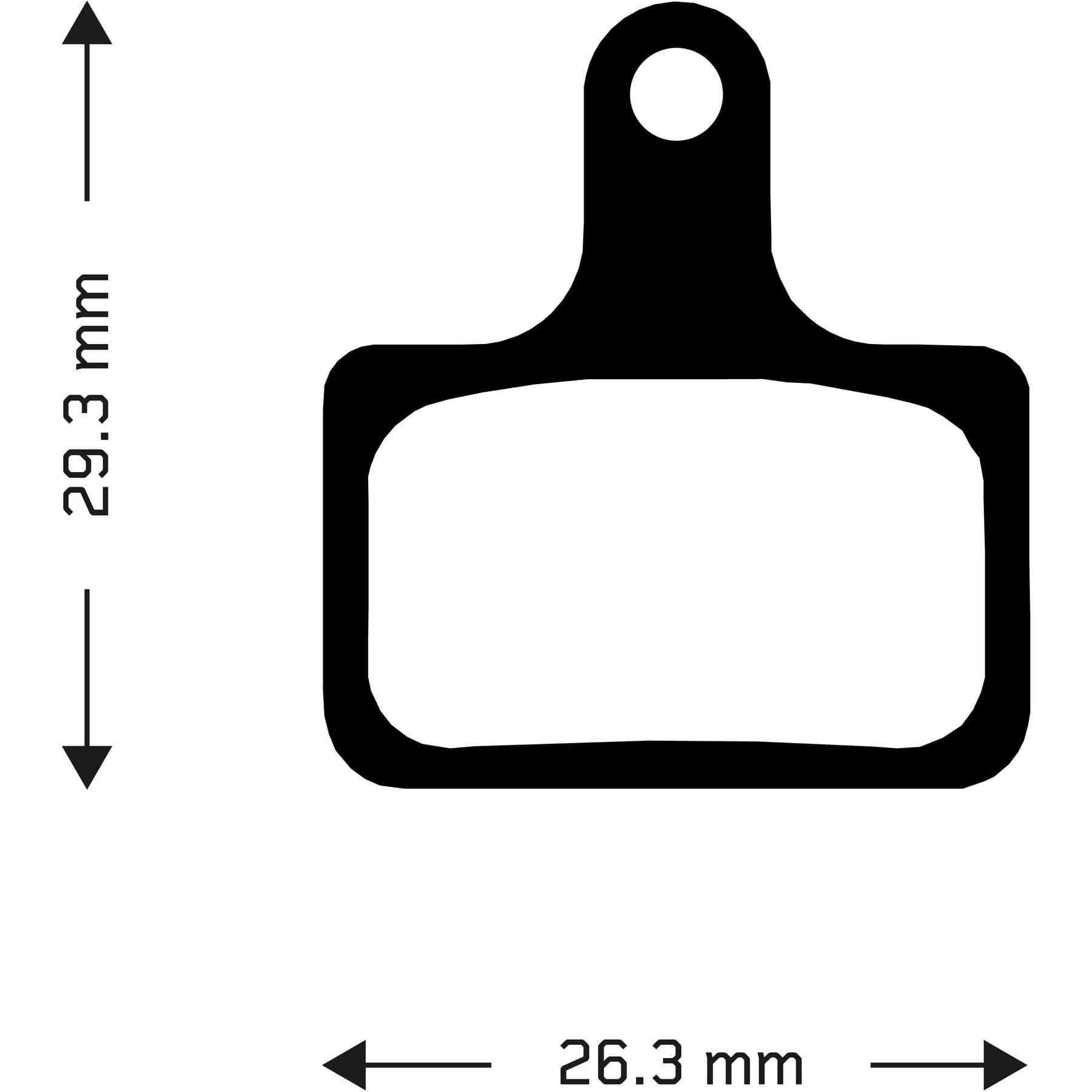 Sintered Disc Brake Pads For Shimano Flat Mount - Grx/Ultegra/Dura Ace Aztec