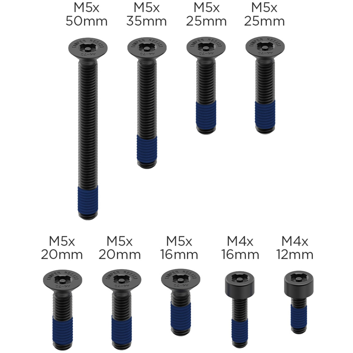 Quad Lock Anti Theft Screws
