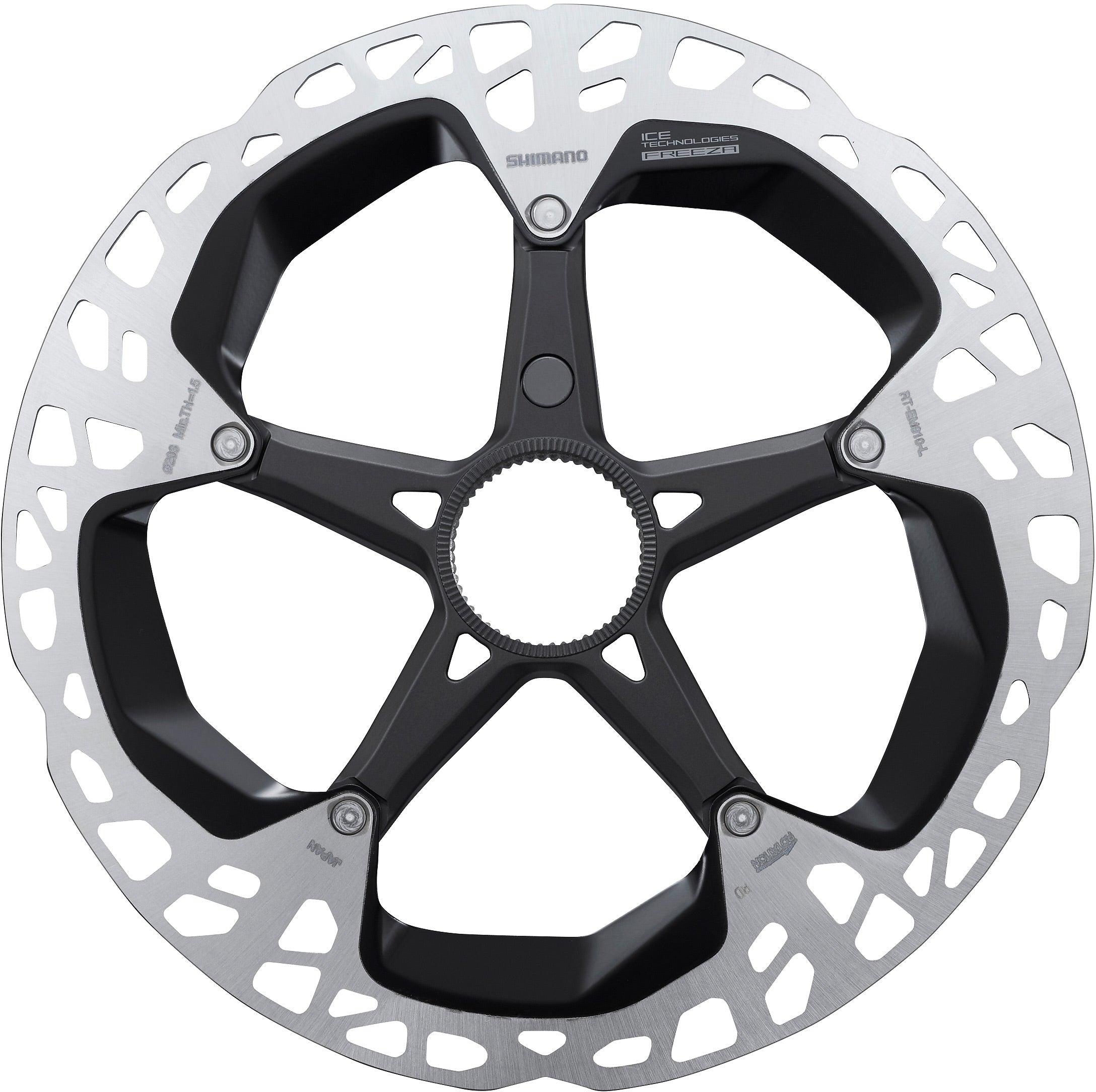 Rt-em910 Steps Rotor With Lockring, Ice Tech Freeza, Mm Shimano Steps