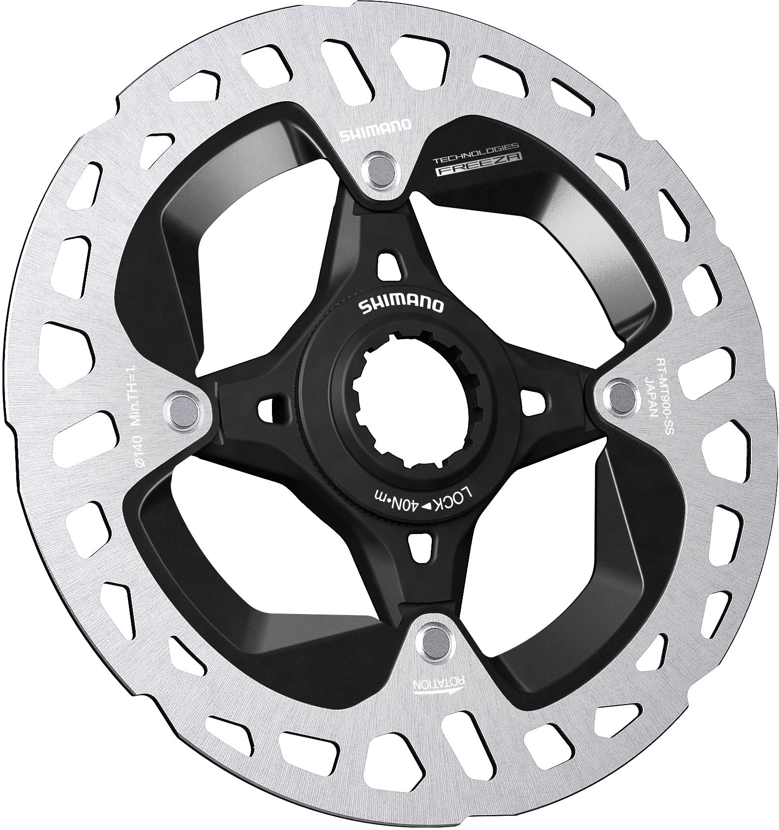 Rt-mt900 Disc Rotor With Internal Lockring, Ice Tech Freeza, Mm Shimano Xtr