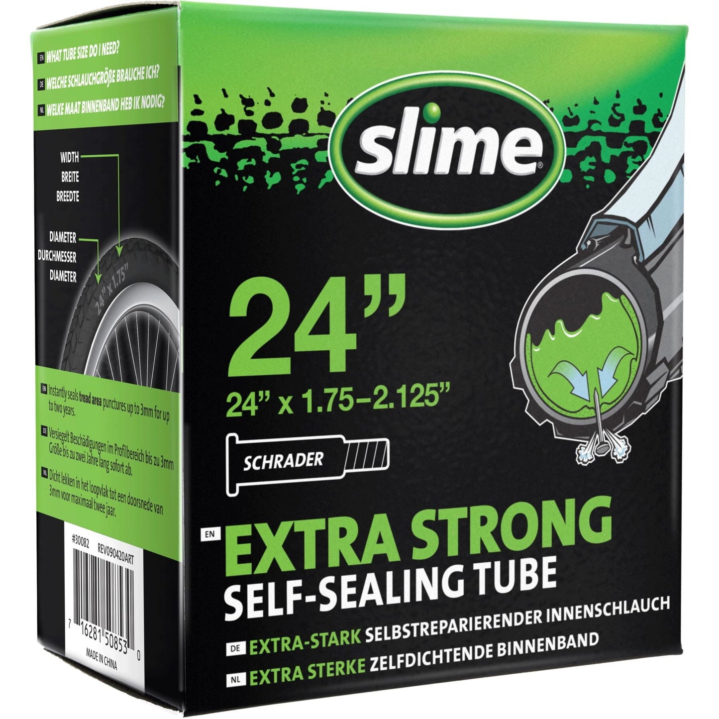 Smart Tube - 24 X 1.75-2.125 - Schrader Valve Slime