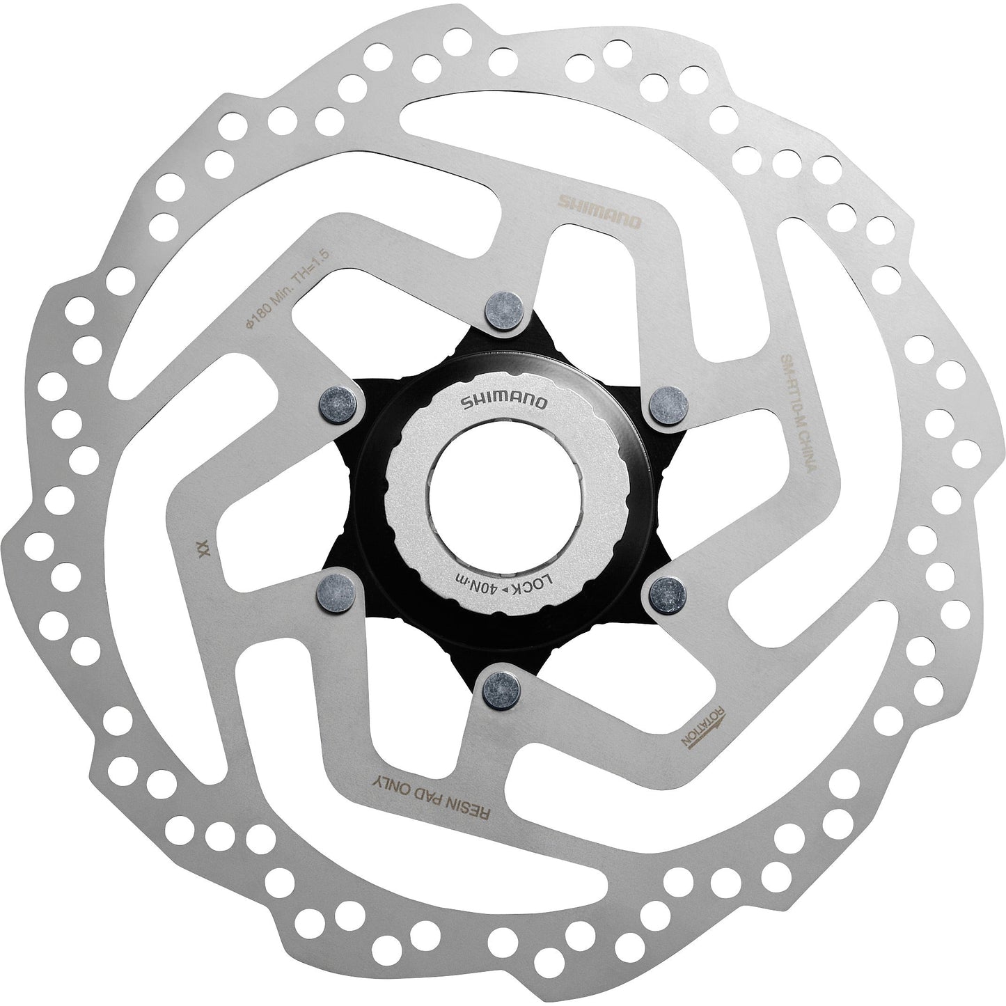 Sm-rt10 Tourney Tx Centre-lock Disc Rotor, For Resin Pad Only, Mm Shimano / Ty