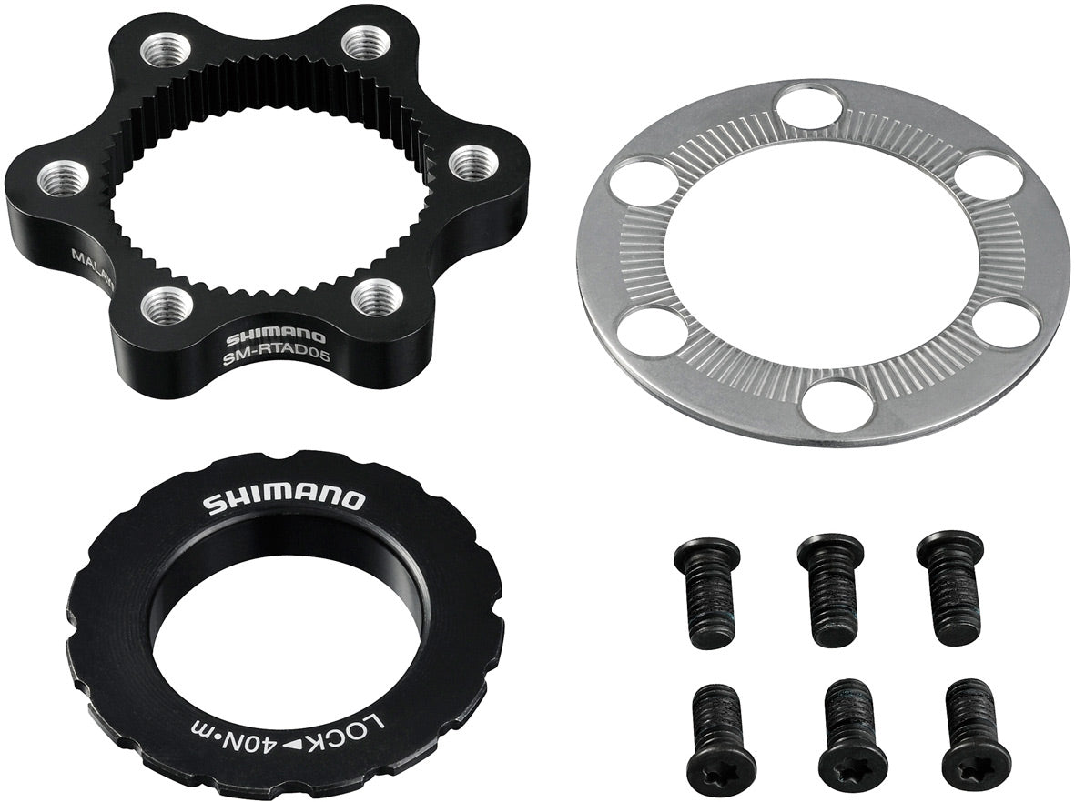 Sm-rtad05 6-bolt Rotor To Centre-lock Hub Disc Adapter Shimano Spares