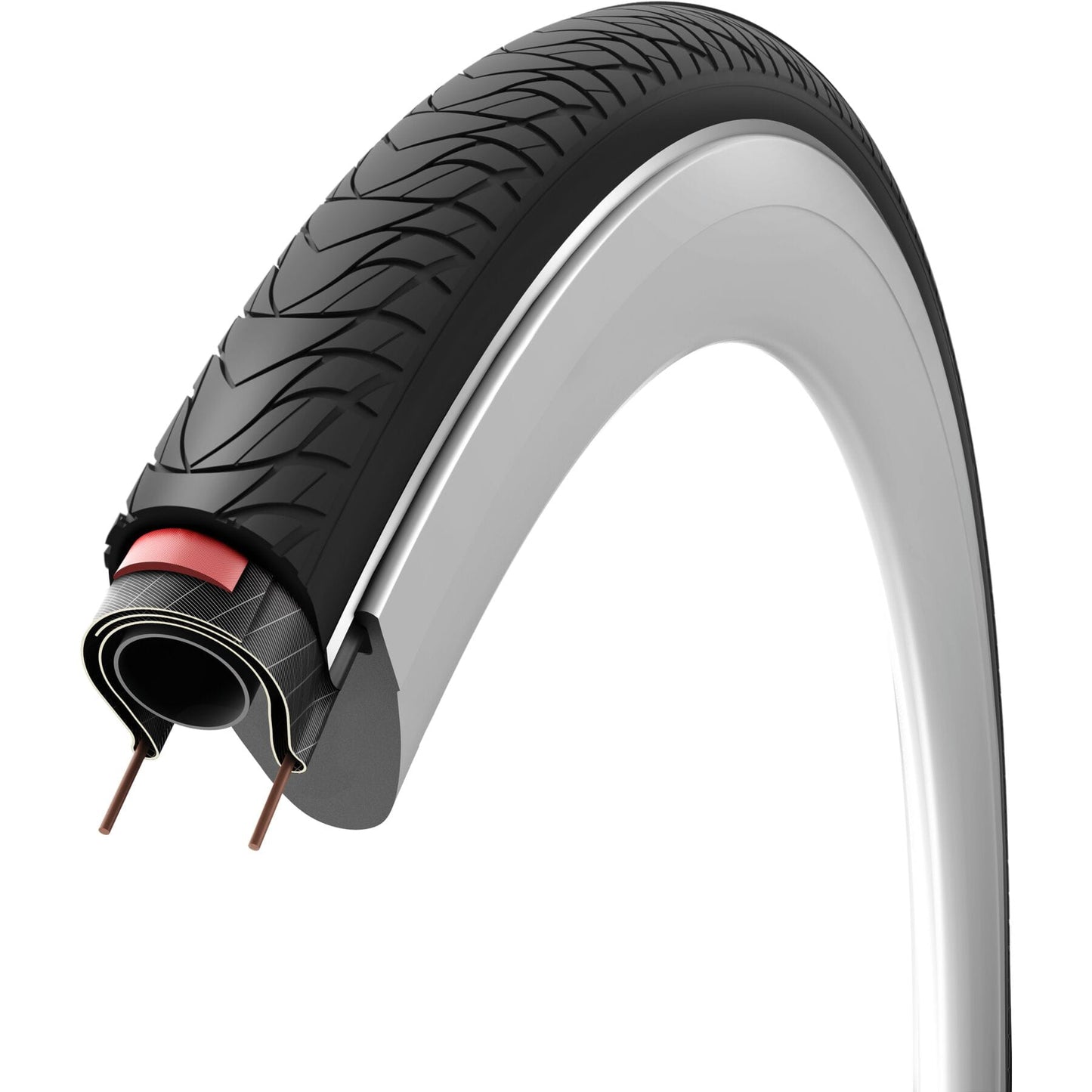 Randonneur Tech Rigid Full Black Refl G2.0 Tyre Vittoria