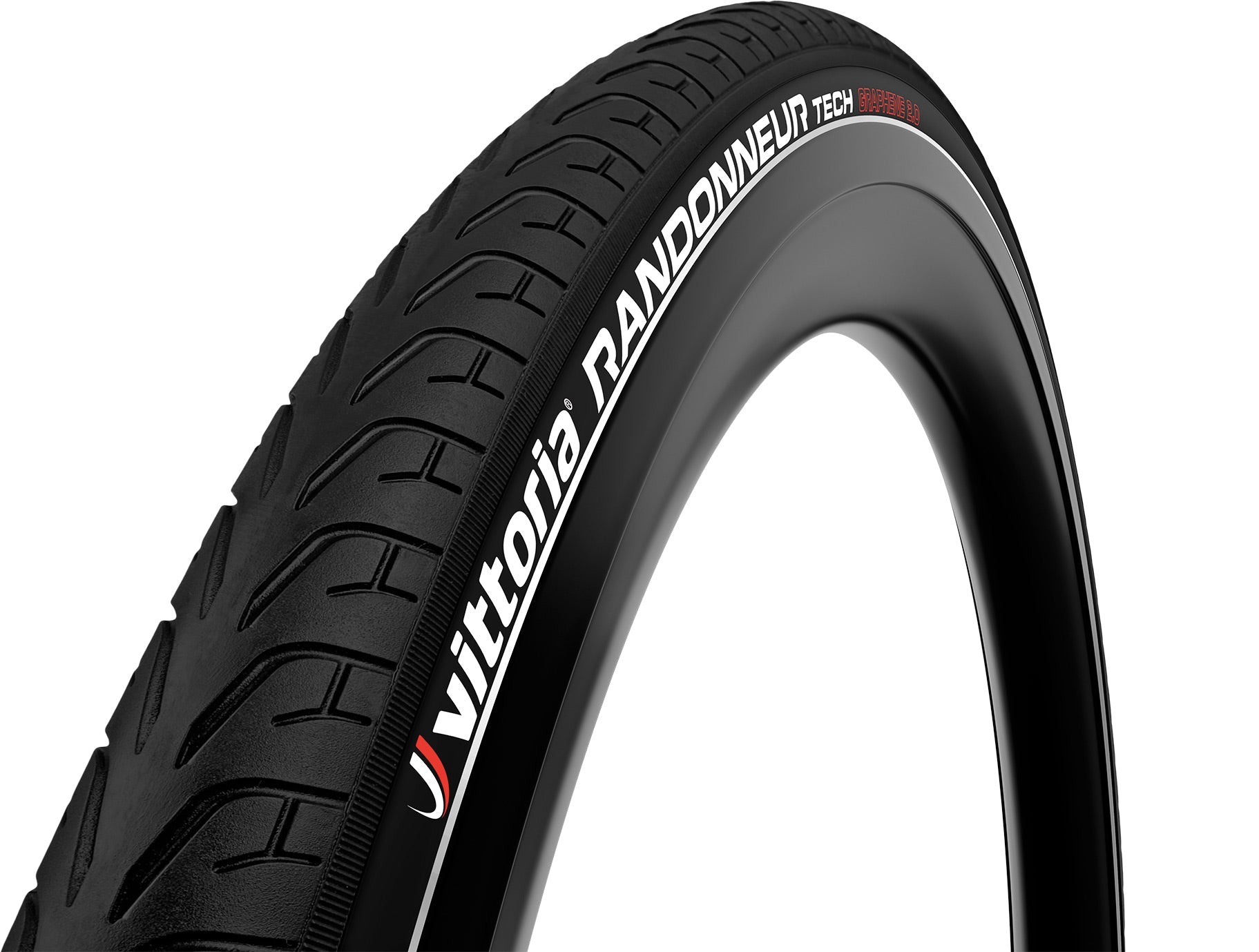 Randonneur Tech Rigid Full Black Refl G2.0 Tyre Vittoria