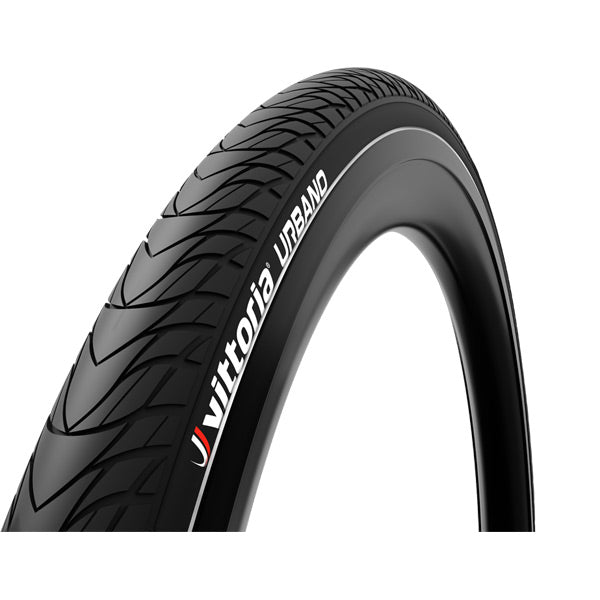 Urbano Rigid Full Black Reflective Tyre Vittoria