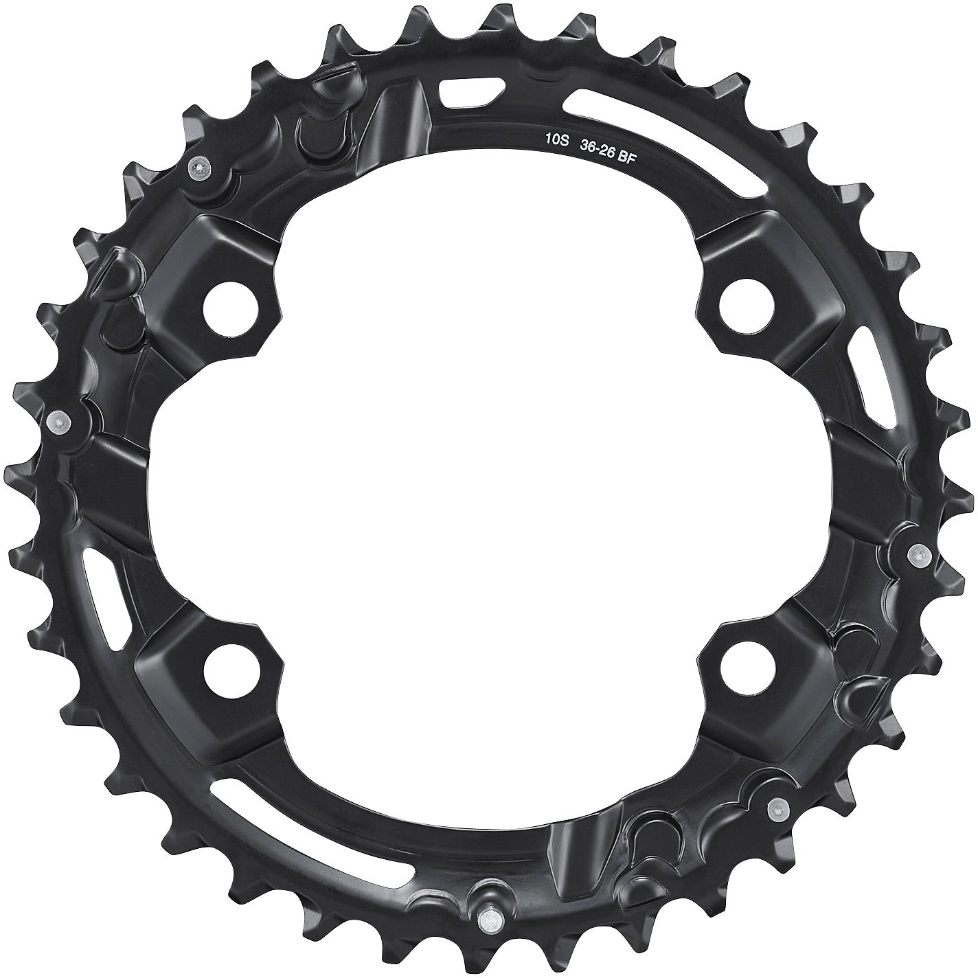 FC-M4100 Deore 10 speed double outer chainring 36T-BF for 36-26T