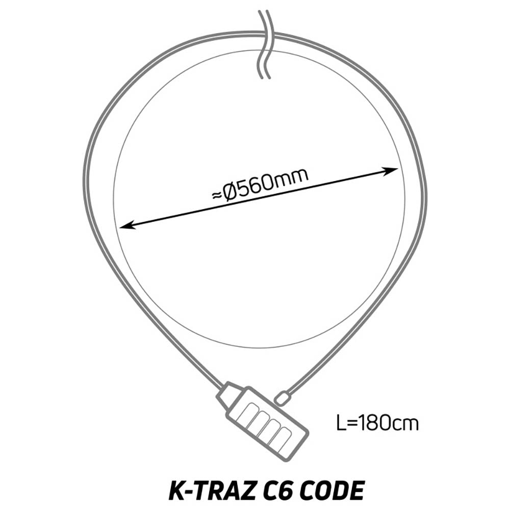 Zefal K-Traz C6 Coded Cable Lock