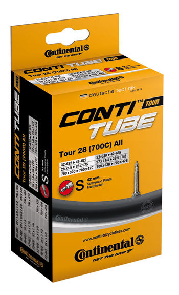 Continental Inner Tube Race 28" Wide (700 x 25 - 700 x 32mm) Presta Valve - 42mm