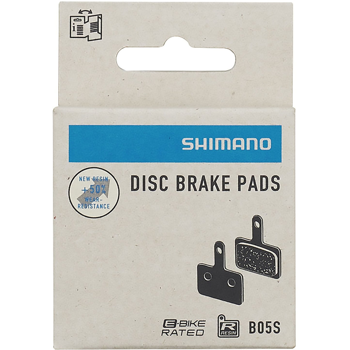 B05S Disc Brake Pads And Spring, Steel Backed, Resin