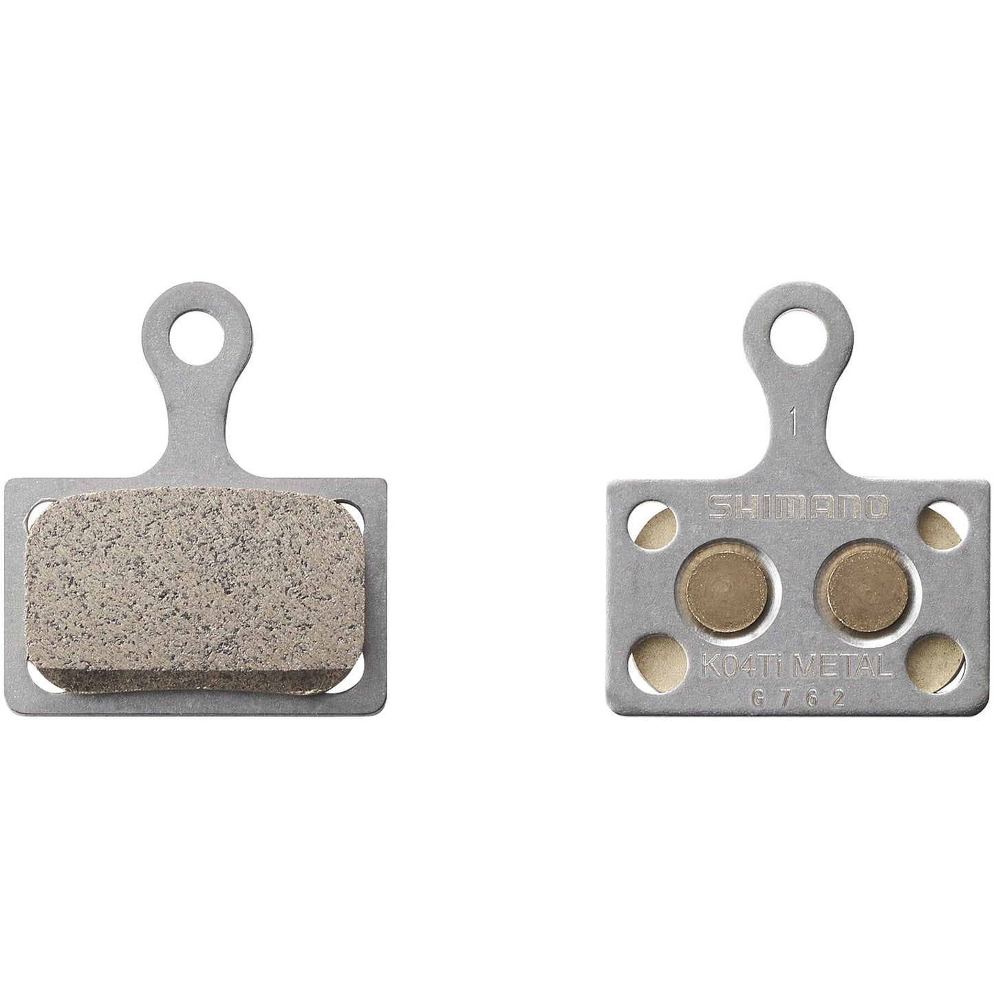 K04TI Disc Pads And Spring, Titanium Back, Metal Sintered