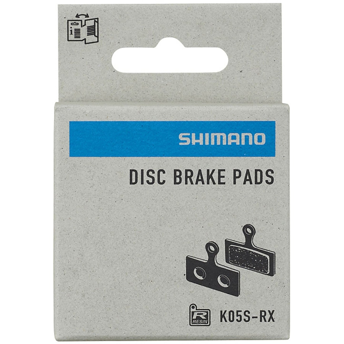 K05S-RX Disc Pads And Spring, Steel Back, Resin