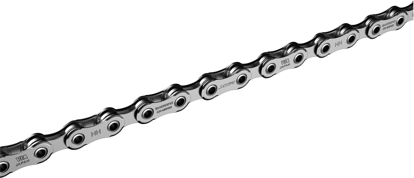 CN-M9100 Shimano XTR/Dura Ace HG+ Chain with Quick Link 12 Speed 126 Links, SIL-TEC