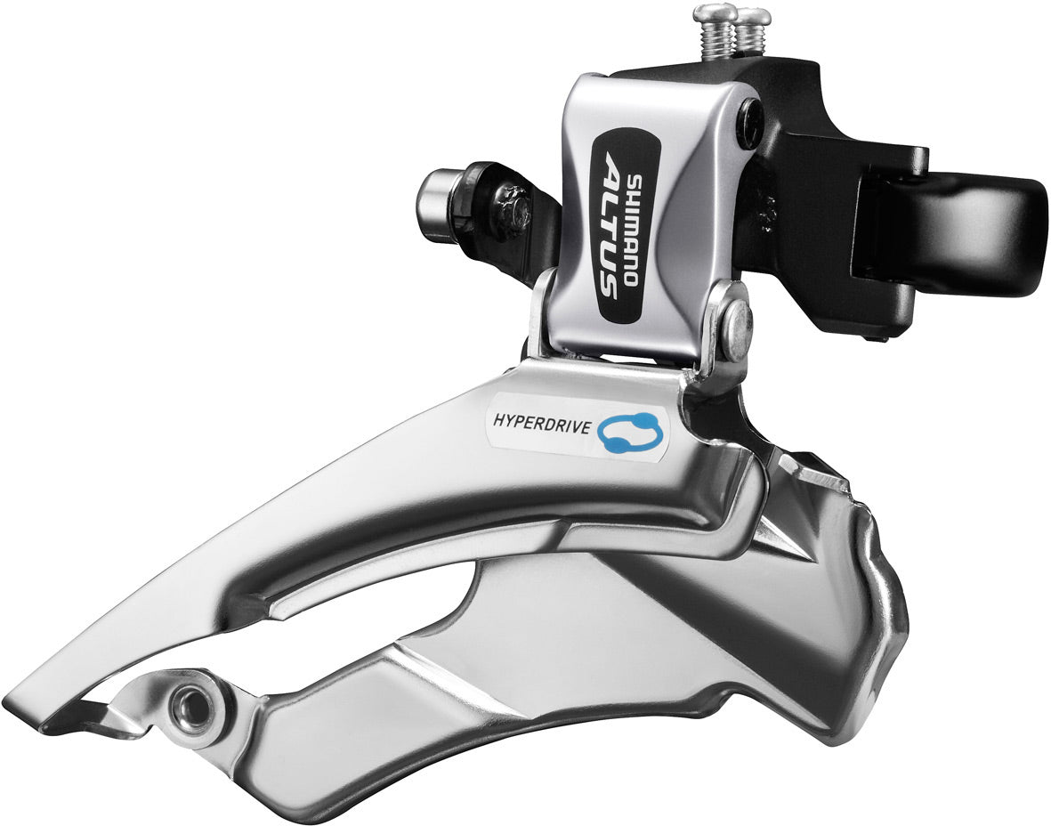 Shimano FD-M313 Altus Hybrid Front Derailleur, Conventional Swing, Dual-Pull, Multi Fit
