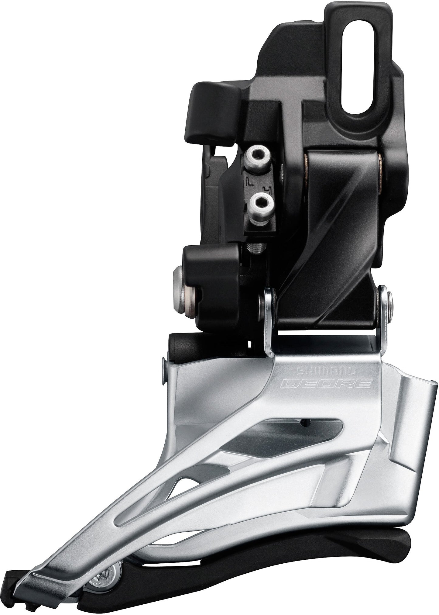 Shimano Deore M6025-D Double Front Derailleur, Direct Mount, Down Swing, Down Pull
