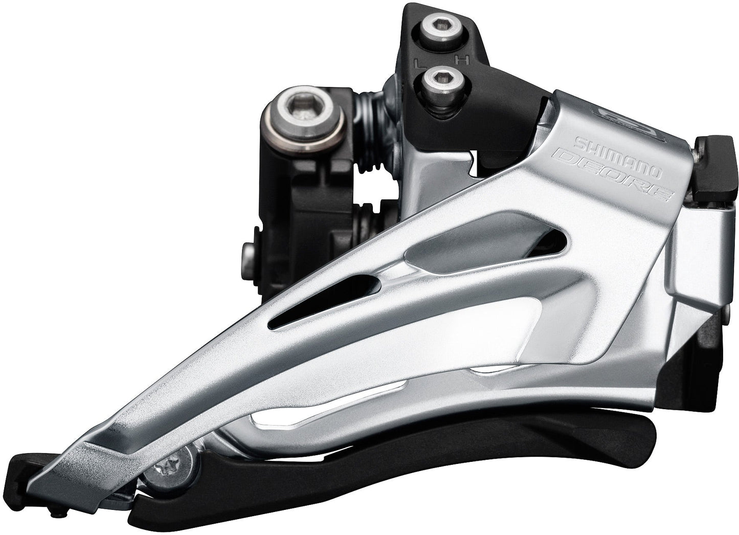 Shimano Deore M6025-L Double Front Derailleur, Low Clamp, Top Swing, Down Pull