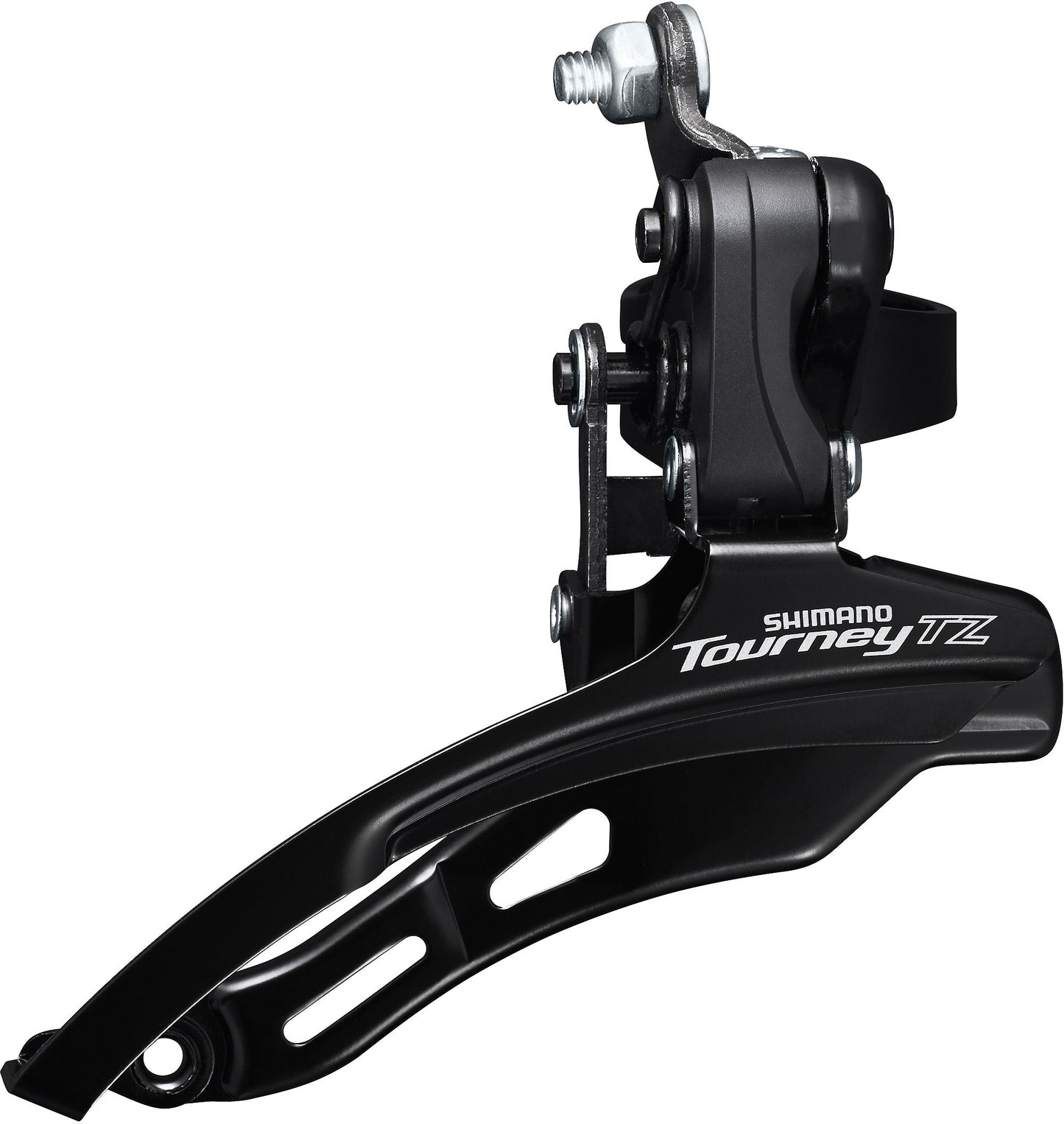 Shimano FD-TZ500 6 Speed MTB Front Derailleur, Down Swing, Down Pull, 28.6mm, 66-69, 42T