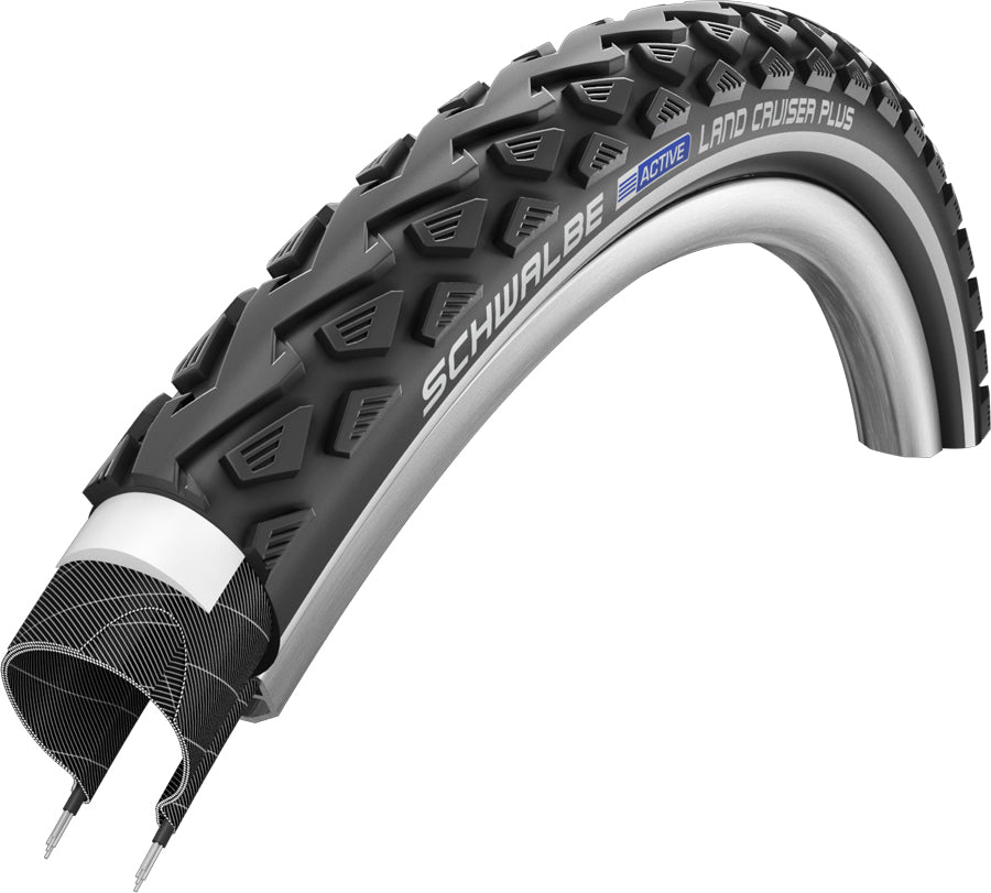 Schwalbe Land Cruiser PLUS Active Line PunctureGuard Tyre (Wired)