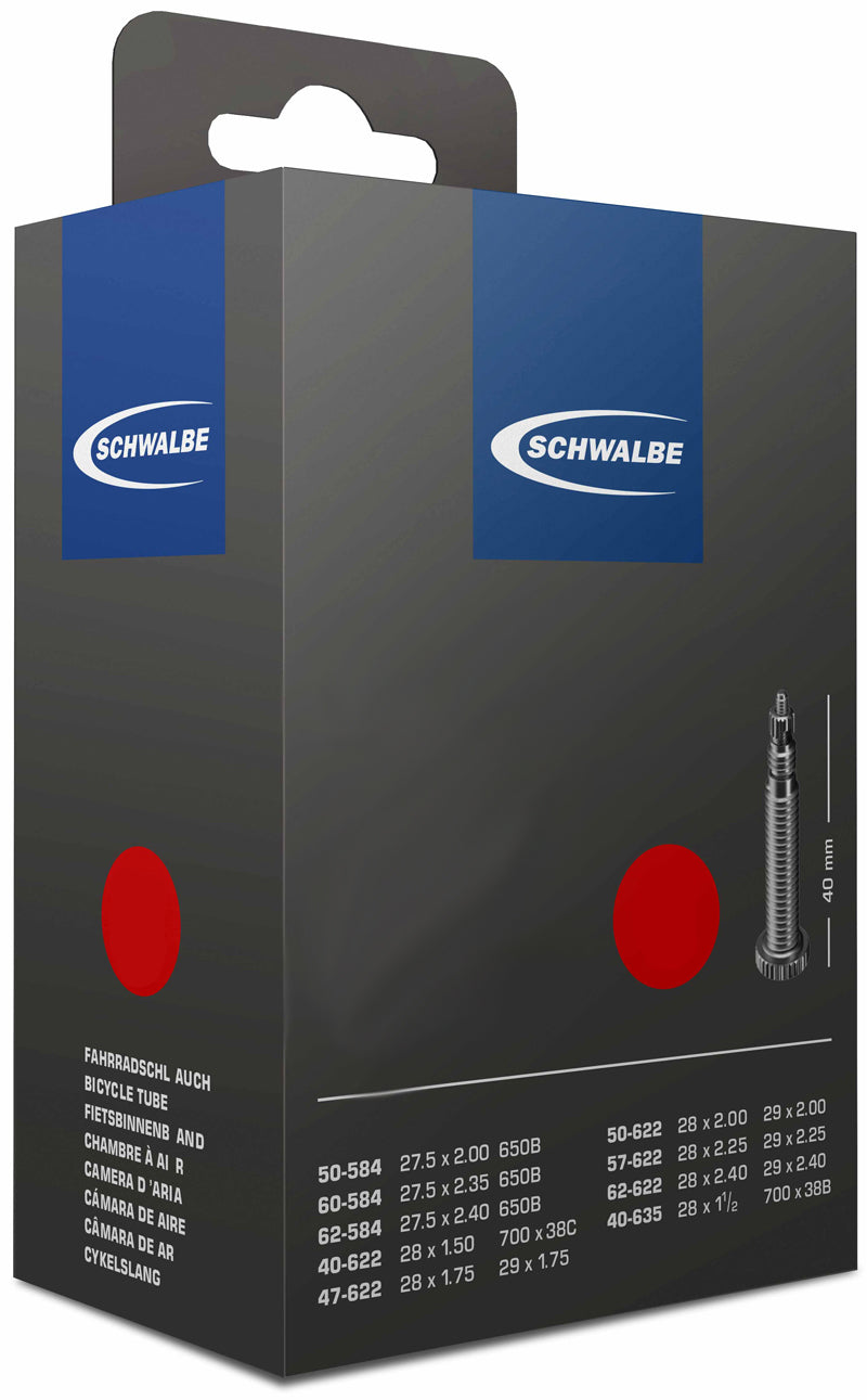 Schwalbe Inner Tube SV20 - 700 x 18/25mm - Presta Long Valve 60mm (x-light: 65g) - 60mm