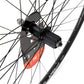 KX MTB 29" 29er Doublewall Q/R Cassette Wheel Rim Brake in Black (Rear)