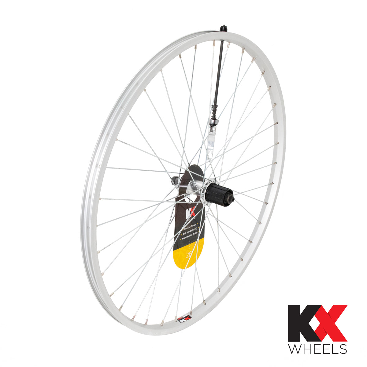 KX MTB 26" Singlewall Q/R Cassette Wheel Rim Brake (Rear)