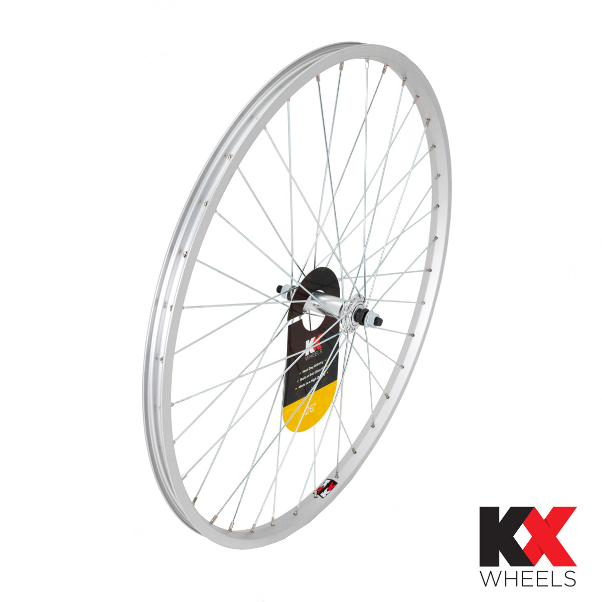 KX MTB 26" Singlewall Solid Axle Wheel Rim Brake (Front)
